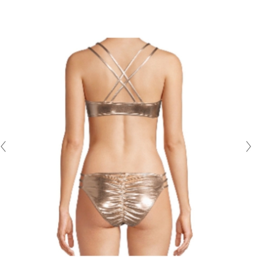 NWT Metallic Bikini set - Picture 6 of 6